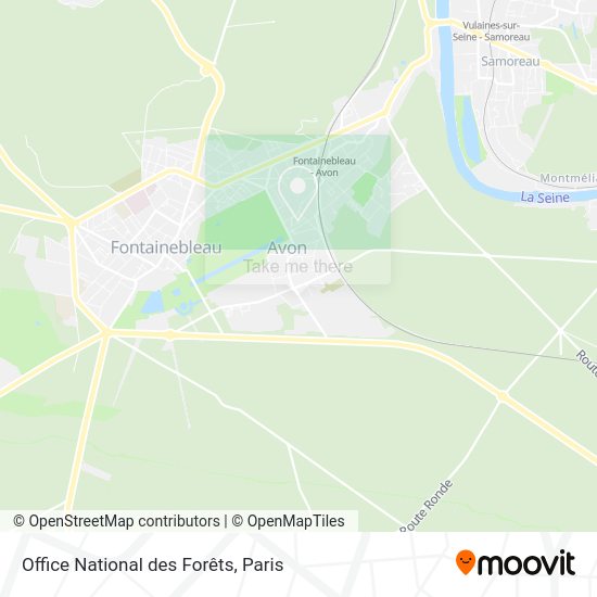 Office National des Forêts map