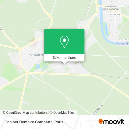 Cabinet Dentaire Gambetta map
