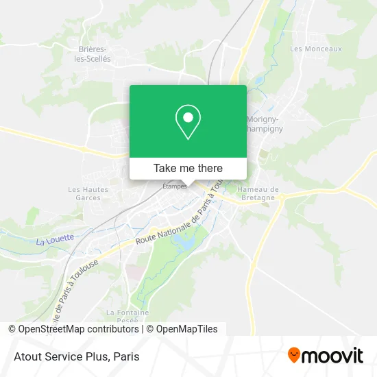 Atout Service Plus map