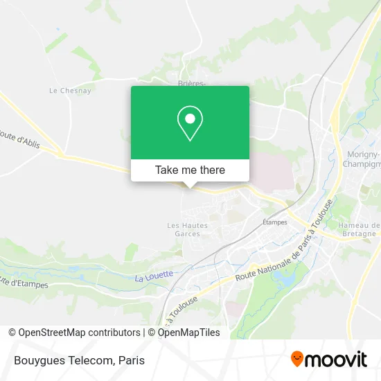 Bouygues Telecom map
