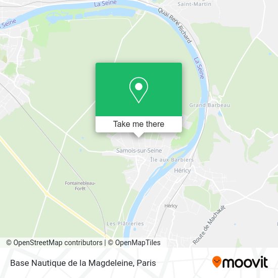 Base Nautique de la Magdeleine map