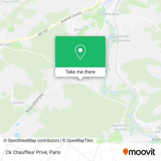 Ck Chauffeur Privé map