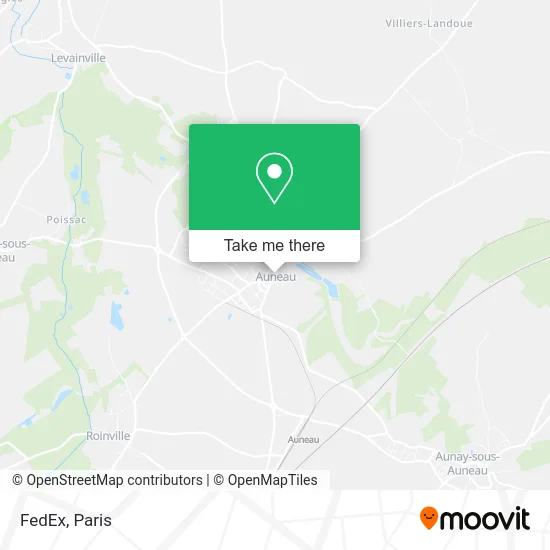 FedEx map