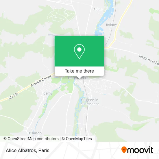 Alice Albatros map