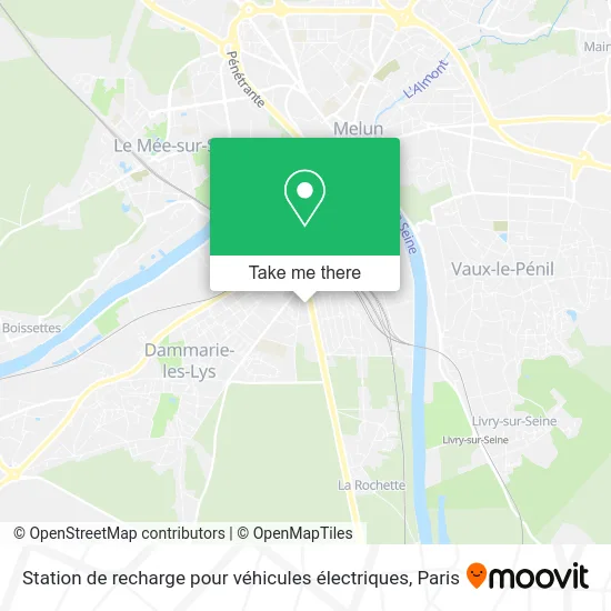 Station de recharge pour véhicules électriques map
