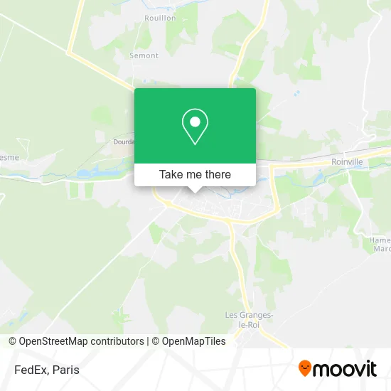 FedEx map