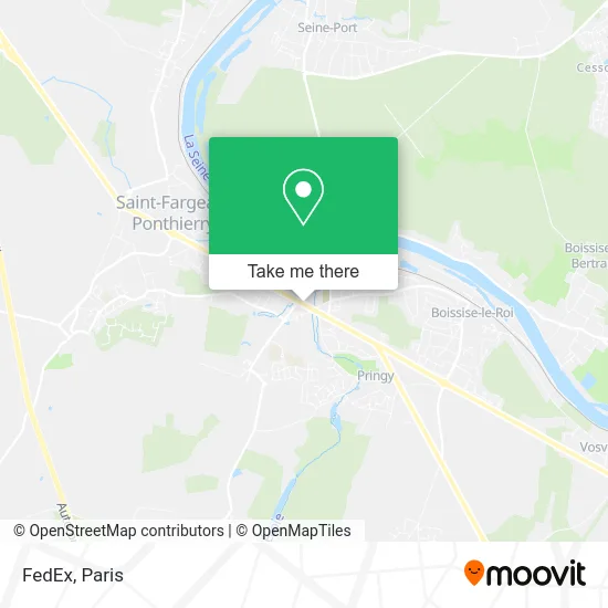 FedEx map