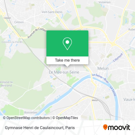 Gymnase Henri de Caulaincourt map
