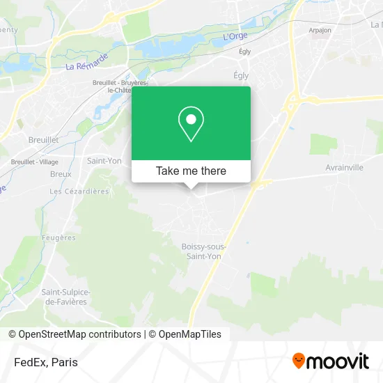 Mapa FedEx