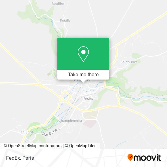 FedEx map
