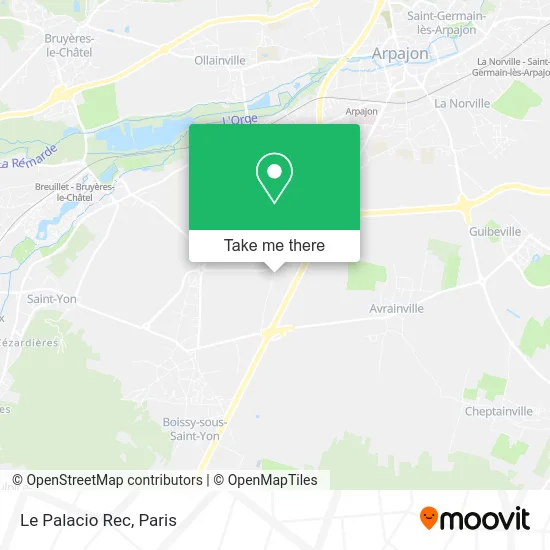 Le Palacio Rec map