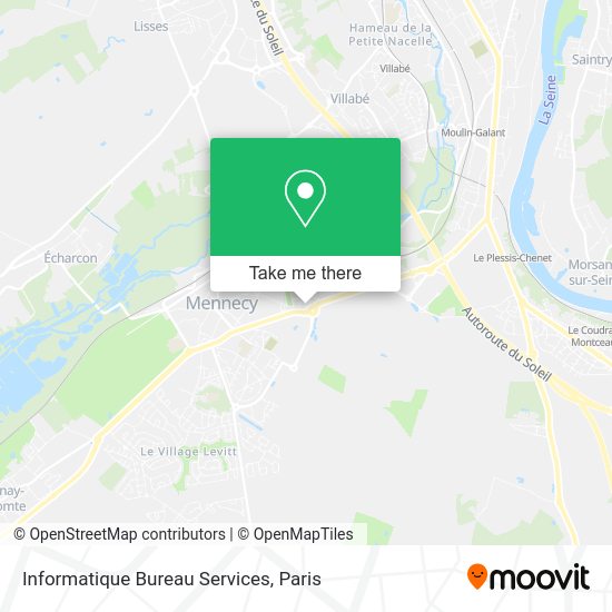 Informatique Bureau Services map