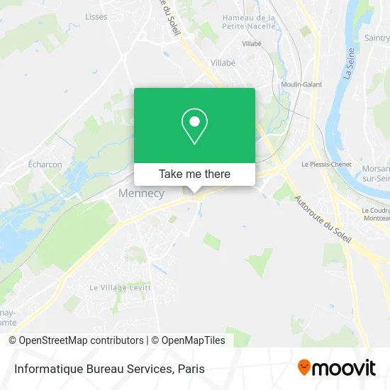 Informatique Bureau Services map