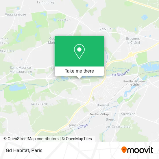 Gd Habitat map