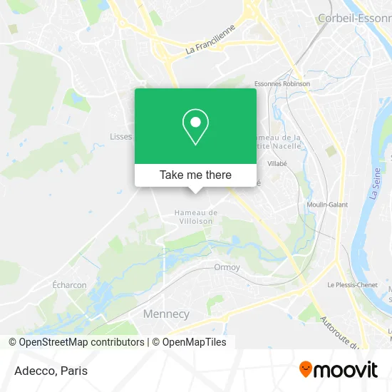 Adecco map