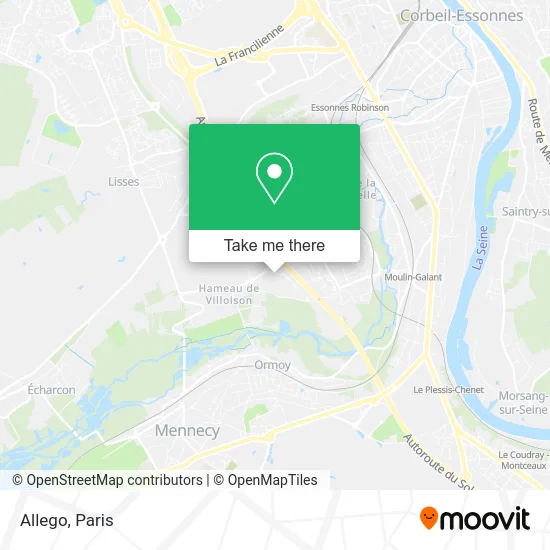 Allego map