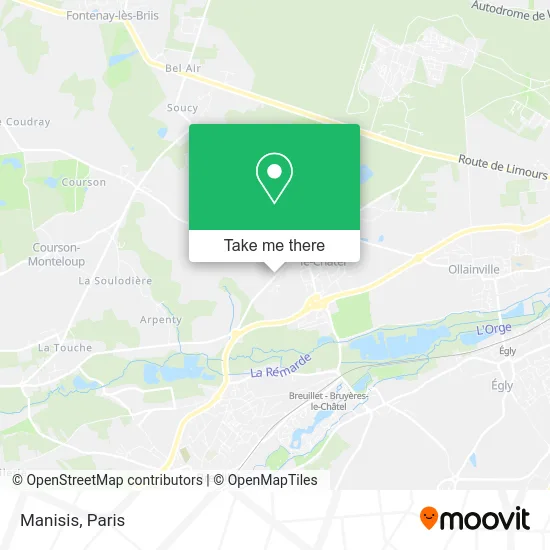 Manisis map