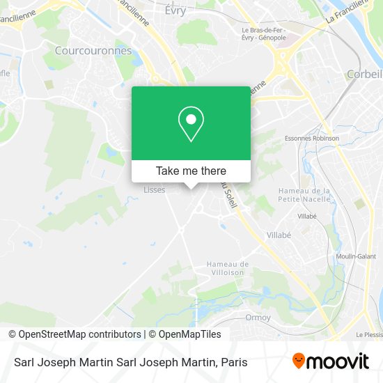 Sarl Joseph Martin Sarl Joseph Martin map