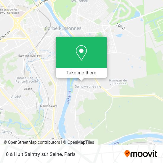 8 à Huit Saintry sur Seine map