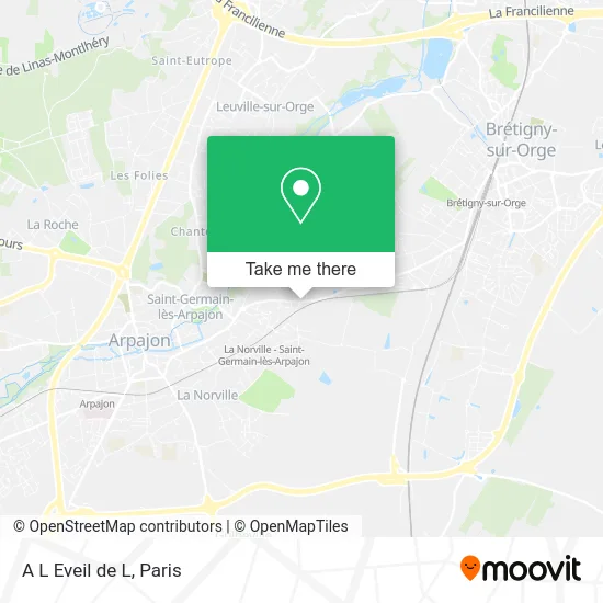 A L Eveil de L map