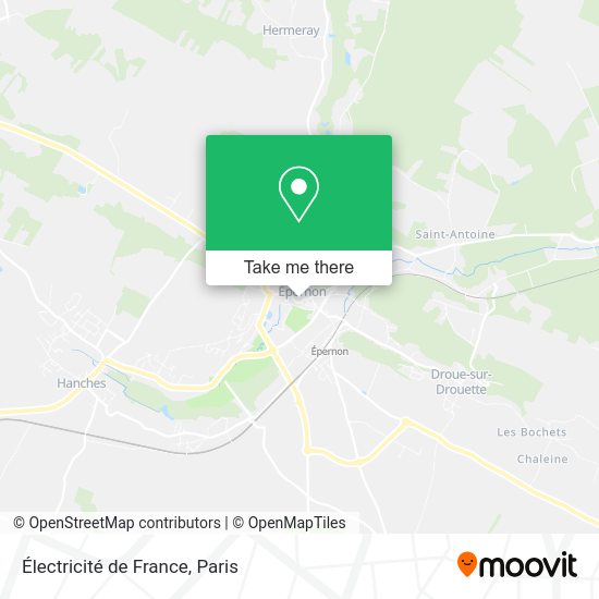 Électricité de France map