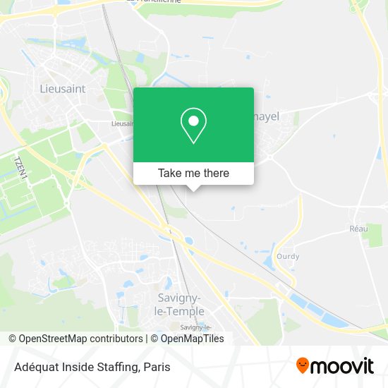 Adéquat Inside Staffing map