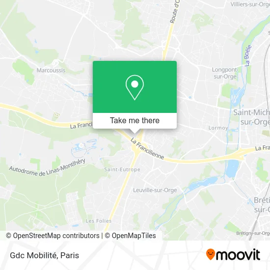 Gdc Mobilité map