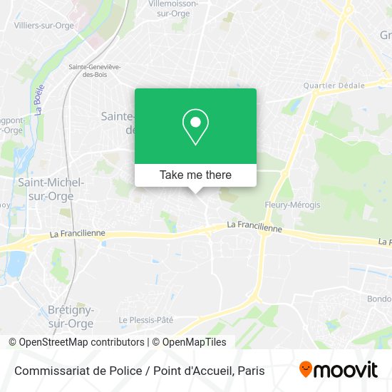 Commissariat de Police / Point d'Accueil map