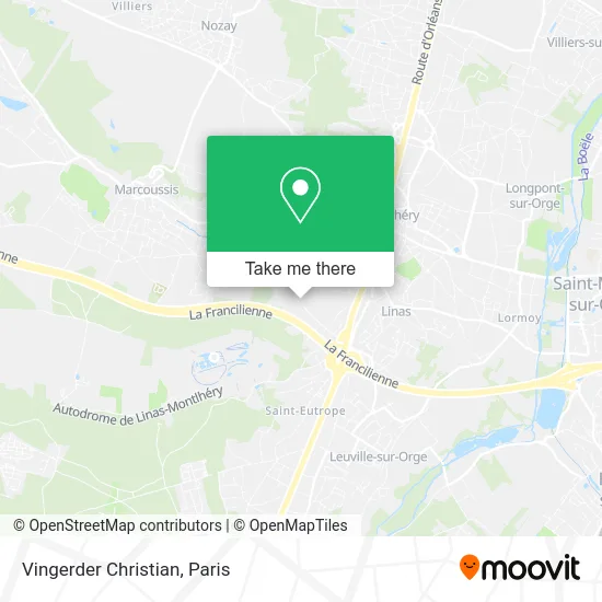 Vingerder Christian map