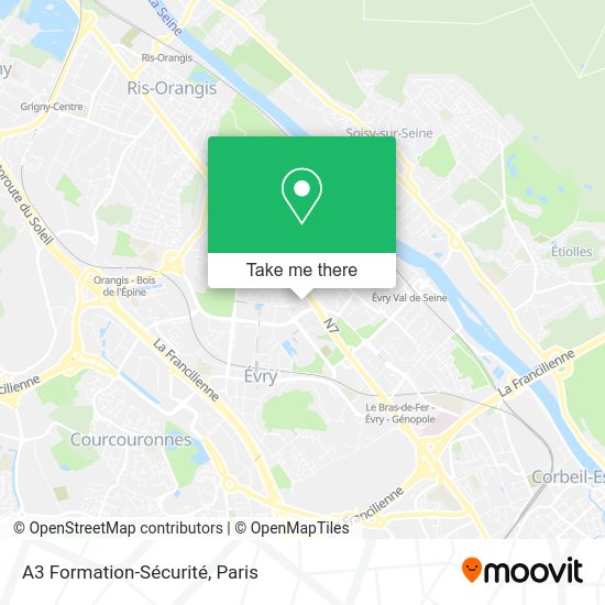 A3 Formation-Sécurité map