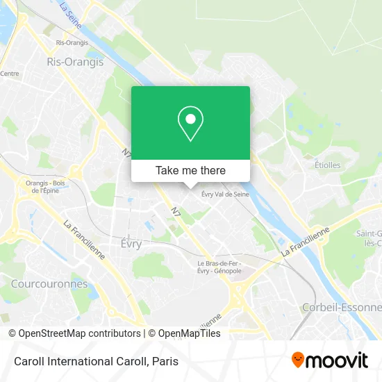 Caroll International Caroll map