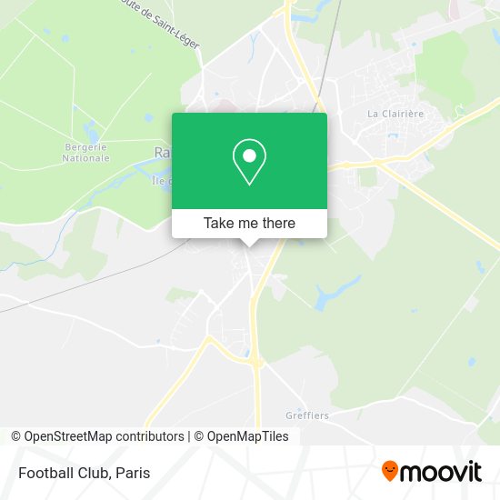 Football Club map