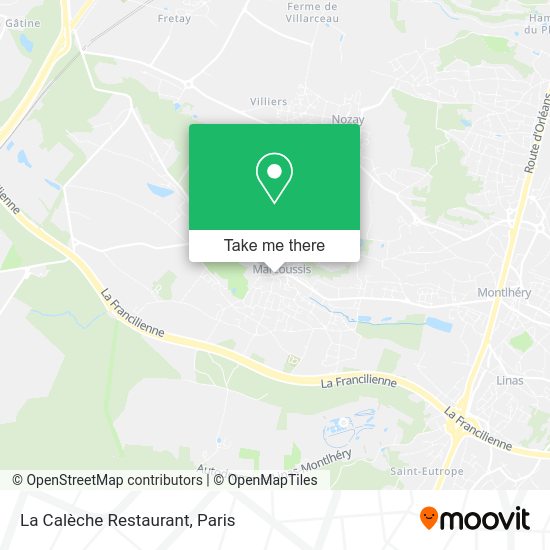 La Calèche Restaurant map