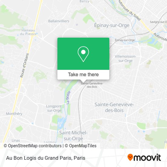 Au Bon Logis du Grand Paris map