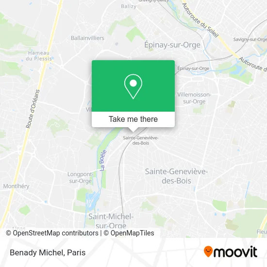 Benady Michel map