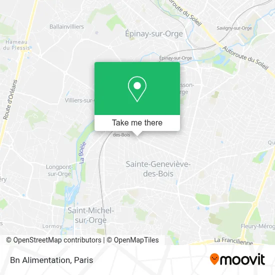 Bn Alimentation map