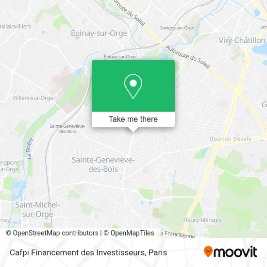 Cafpi Financement des Investisseurs map