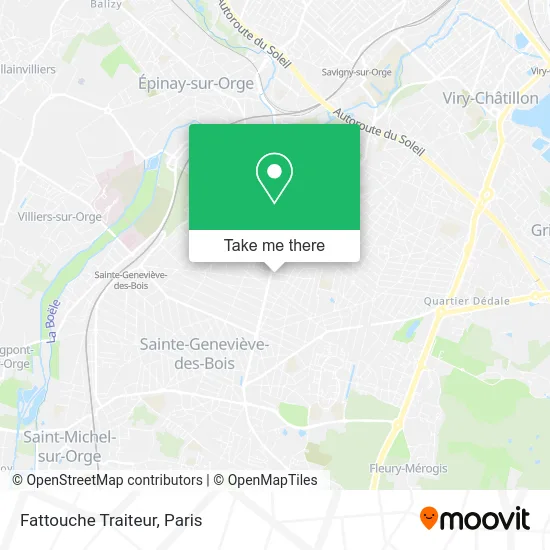 Fattouche Traiteur map