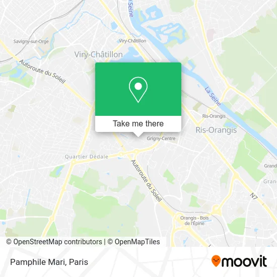 Pamphile Mari map