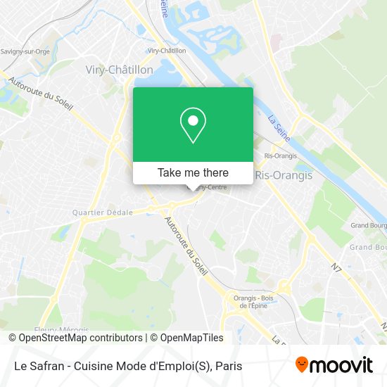 Le Safran - Cuisine Mode d'Emploi map