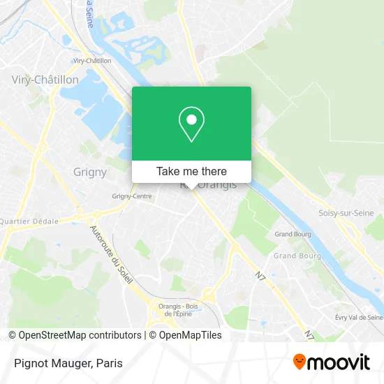 Pignot Mauger map