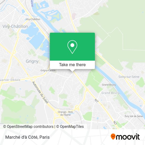Marché d'à Côté map