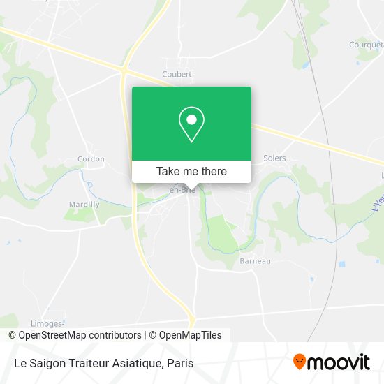 Le Saigon Traiteur Asiatique map