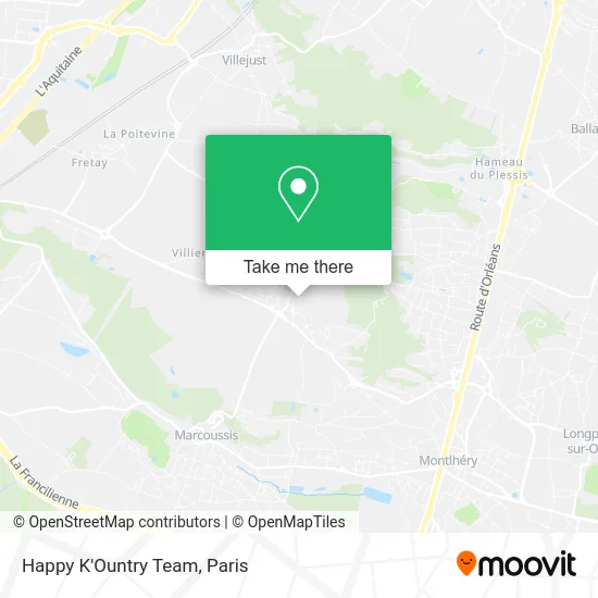 Happy K'Ountry Team map