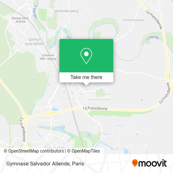 Gymnase Salvador Allende map