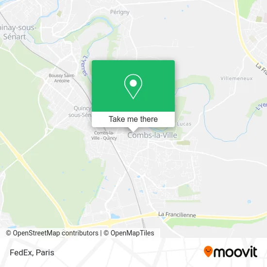 FedEx map
