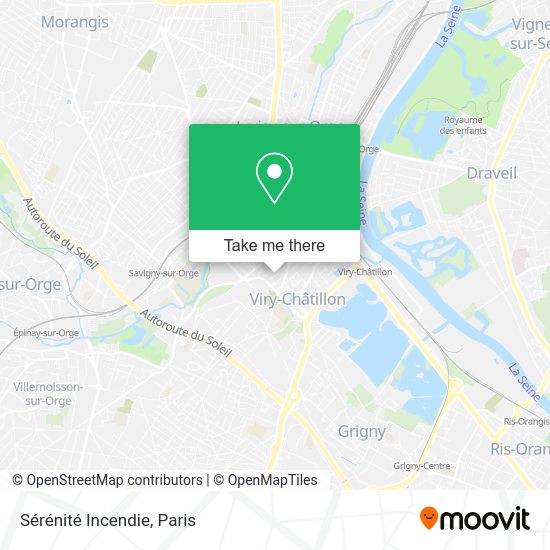 Sérénité Incendie map