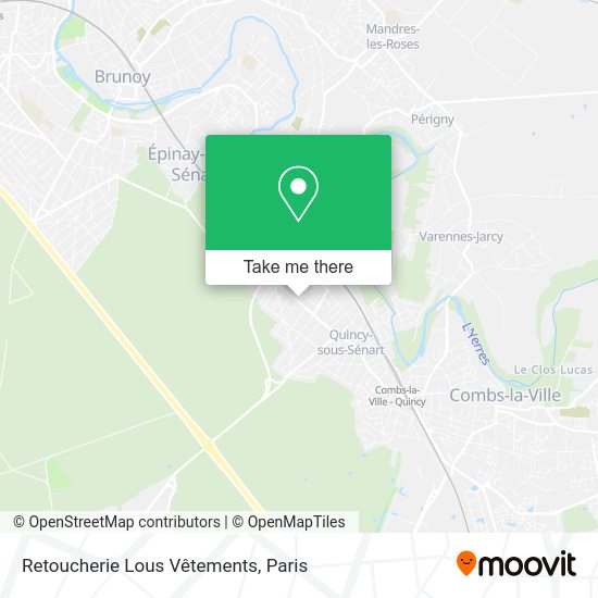 Retoucherie Lous Vêtements map