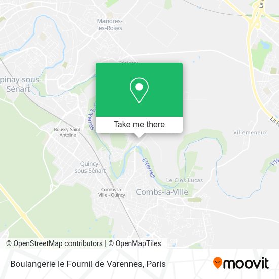 Boulangerie le Fournil de Varennes map