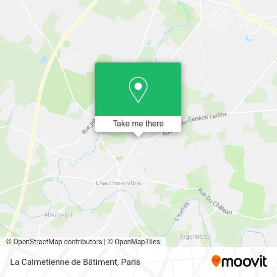 La Calmetienne de Bâtiment map